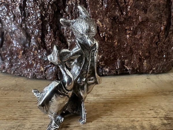 Gentlemen fox with Mrs duck