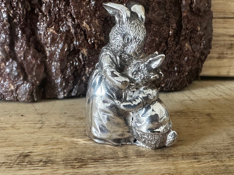 Mother rabbit and younger rabbit
