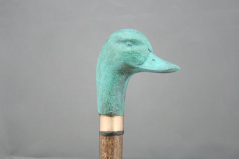 Duck Bronze walking/wading stick