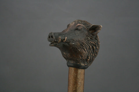 Wild Boar Bronze walking/wading stick